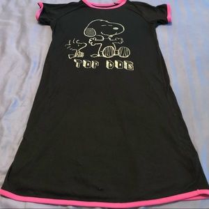 Marks & Spencer Snoopy Long Pajama Nightgown T-Shirt Crystal Embellishments